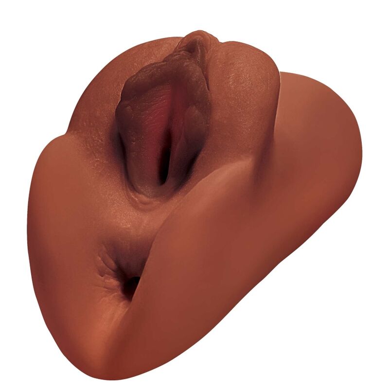 Masturbador Masculino Perfect Pussy Double Stroker Vagina e Nus Marrom