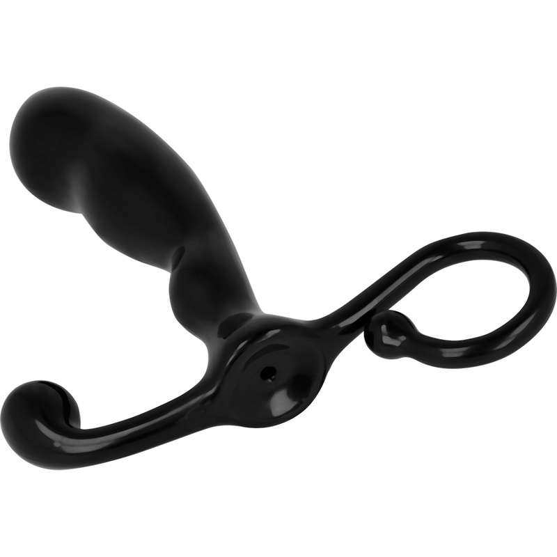 Close-up do Plug Anal OHMAMA com Anel Conforto 11,5 cm, destacando seu design ergonômico e material macio.