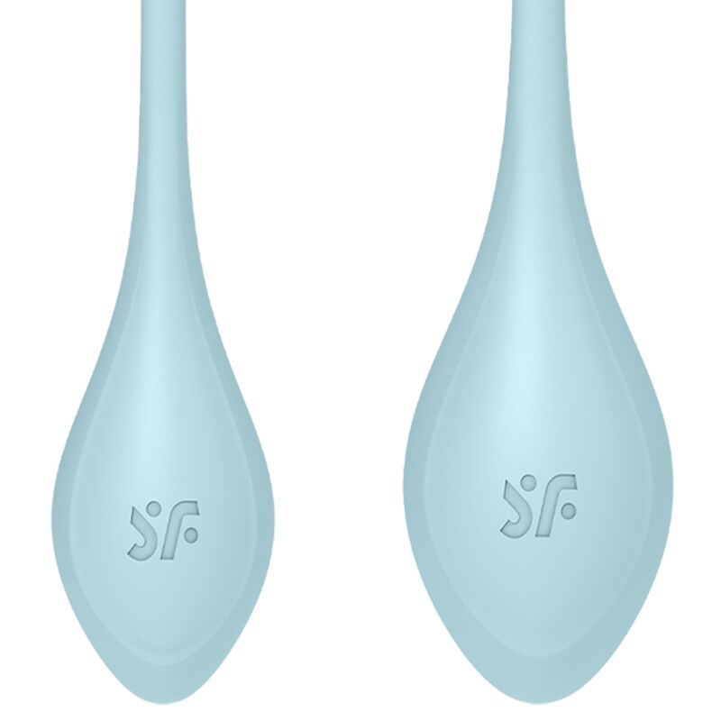 Satisfyer Conjunto de Bolas Ben Wa Yoni Power 2 Azul para fortalecimento do assoalho pélvico
