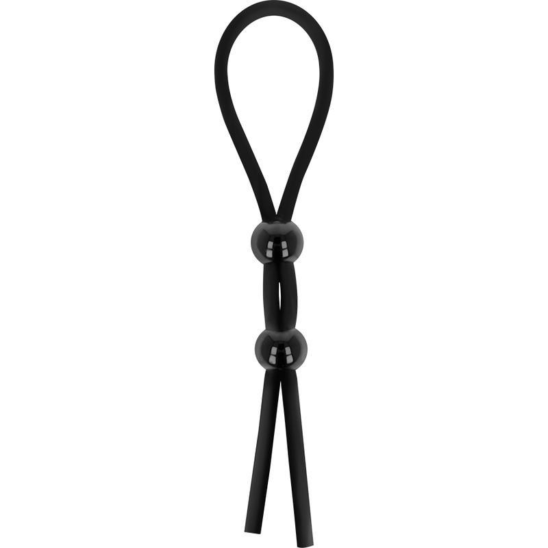 Anel Peniano OHMAMA FETISH com cordão e anel de testículos para aumento da ereção e prazer.