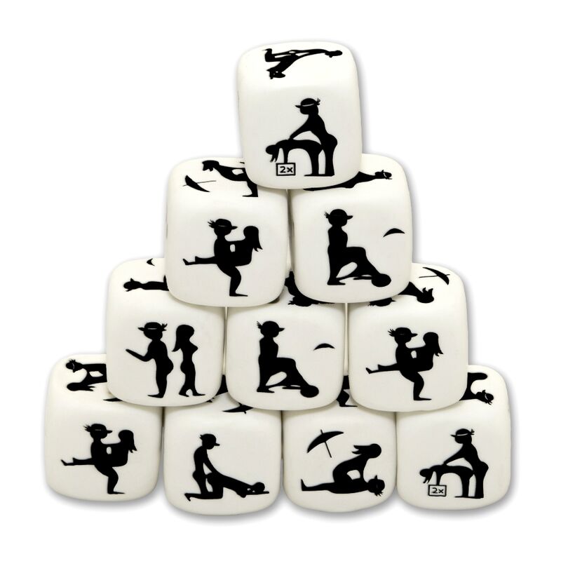 Dados de Pose Brancos