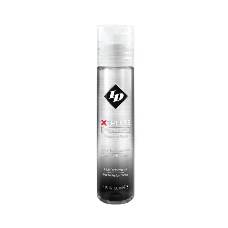 ID XTREME Lubrificante Pessoal Multifuncional 30 ML para uma experiência íntima sem atrito.