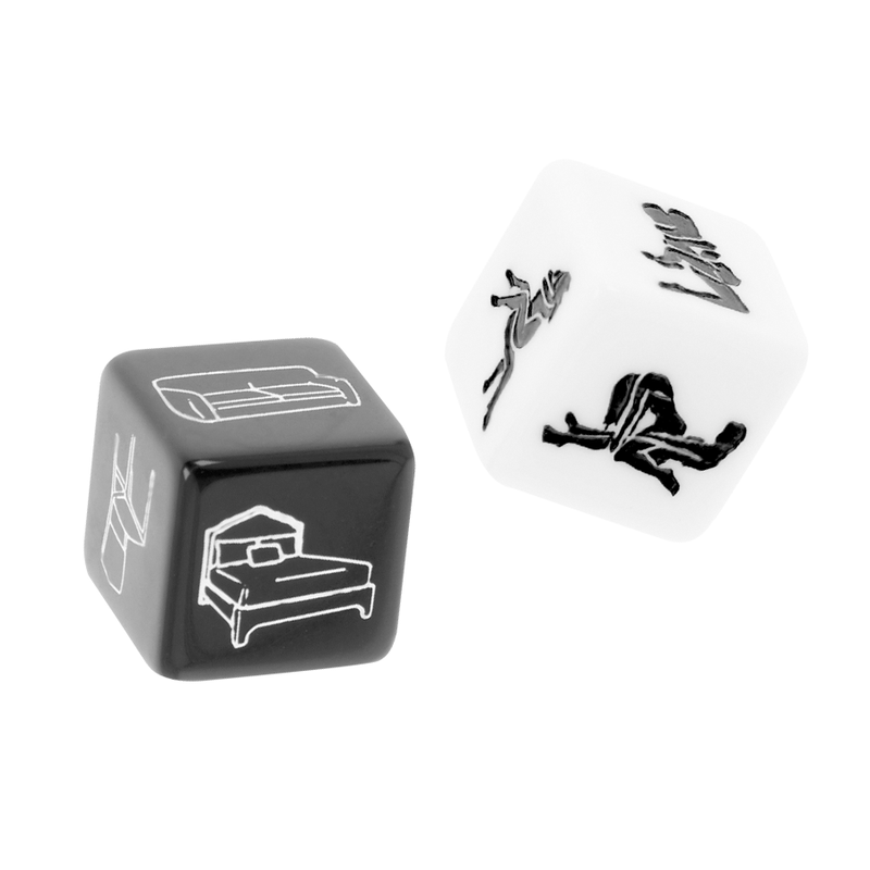 OHMAMA Kit de Jogos Eróticos para Casais Nº3 com pena, máscara, dados e algemas para exploração íntima.