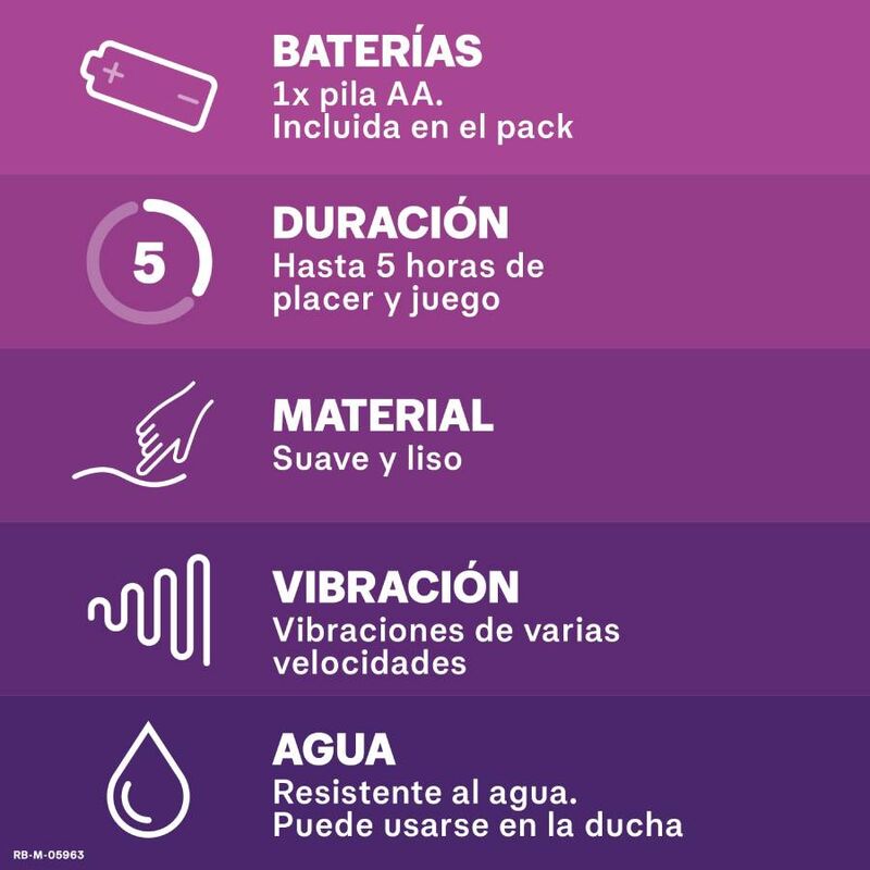 DUREX Vibrador Pure Fantasy Orgásmico Intenso para estimulação sensual