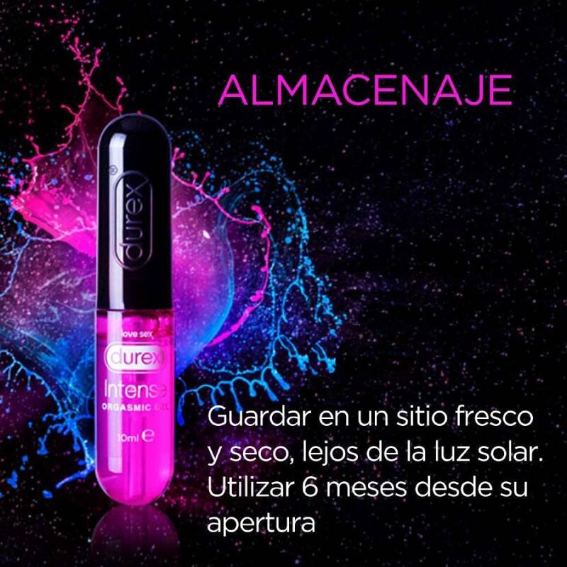 DUREX Gel Orgásmico Lubrificante Intenso 10ml para estimulação clitoriana e orgasmos potenciados.