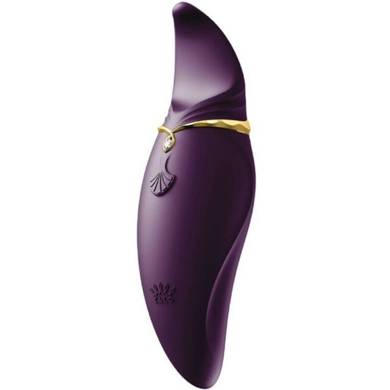 ZALO HERO Estimulador Clitoriano PulseWave Roxa, mostrando o design ergonómico e a cor vibrante.