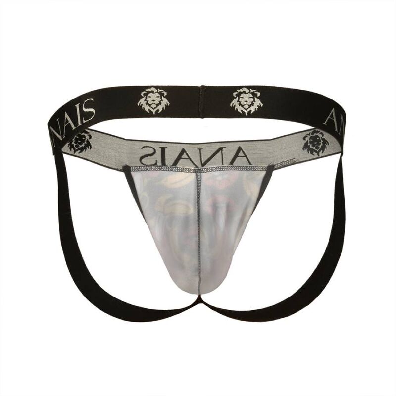 Anais Men Banana Jock Strap S, featuring banana print lycra.