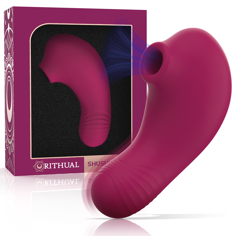 RITHUAL Estimulador de Clitóris Shushu Pro Orquídea, com design elegante e dois motores potentes para estimulação dupla.