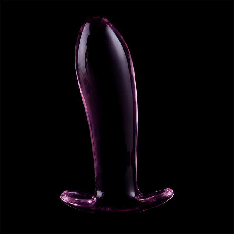 Plug Anal Vidro Borosilicato Transparente 12.5 CM -O- 3.5 CM
