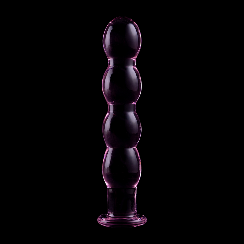 Dildo Modelo 10 de Vidro Borosilicato Transparente 16.5 cm -Ø- 3.5 cm