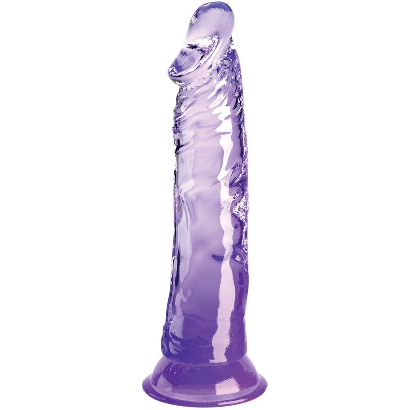 Dildo Realístico Transparente 19.7 CM Roxo