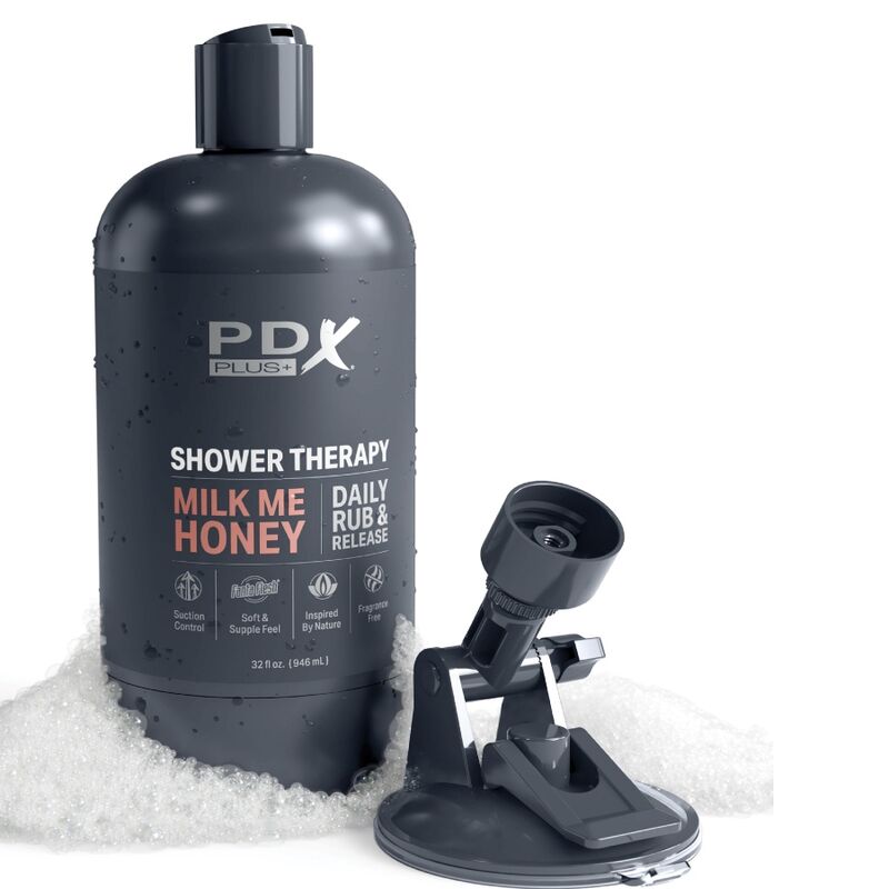 Masturbador Masculino Stroker Discreto com Design de Garrafa Milk Me Honey Candy Shampoo