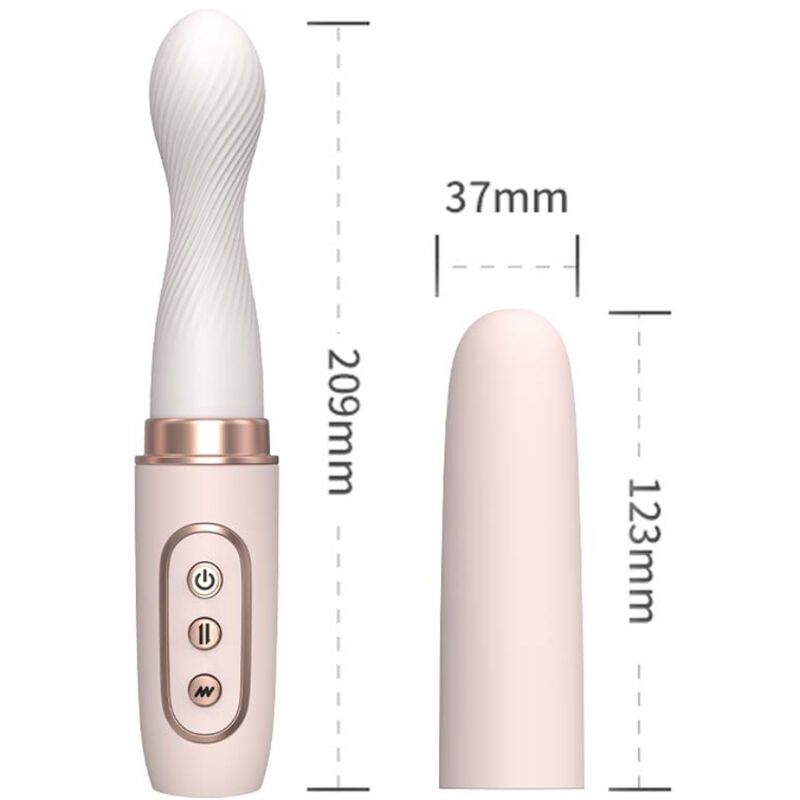ROTADOR VIBRADOR E MÁQUINA TELESCÓPICA AUTOMÁTICA AMARELO