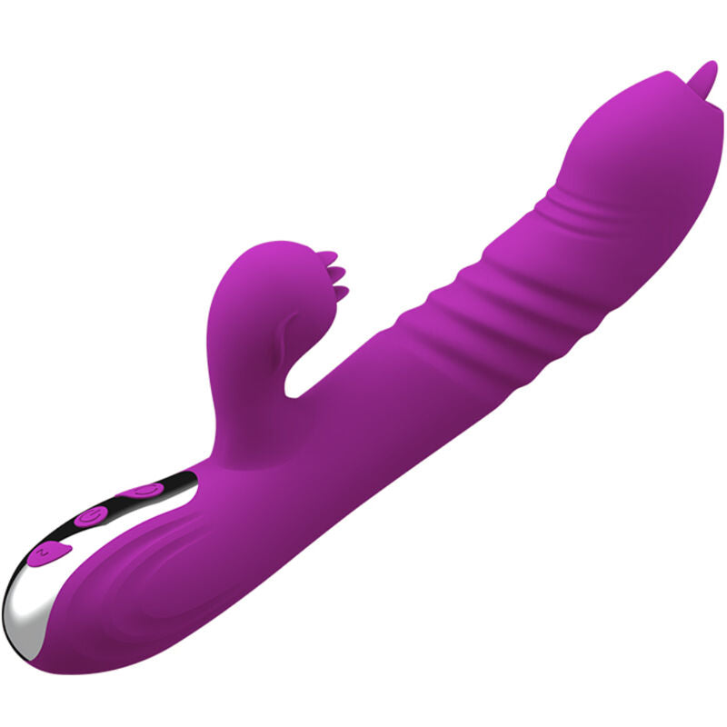 Vibrador Multifunções Armony Fairy com Língua Dupla e Efeito de Calor Violeta