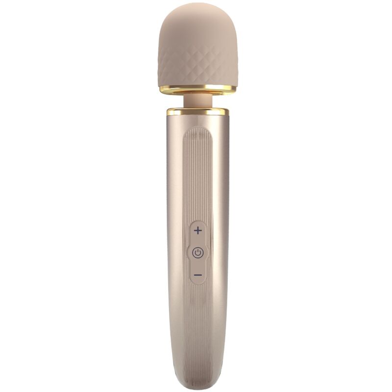 PRETTY LOVE Massageador Ergonómico 7 Vibrações USB Champanhe em silicone supermacio para estimulação