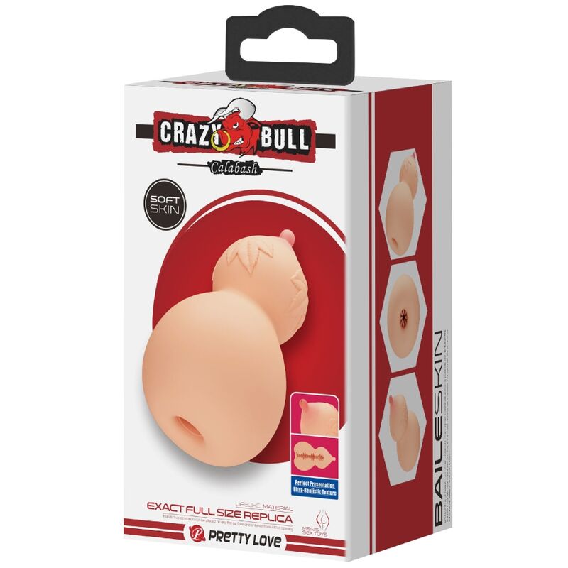 Masturbador Masculino Ergonómico em Formato de Peito
