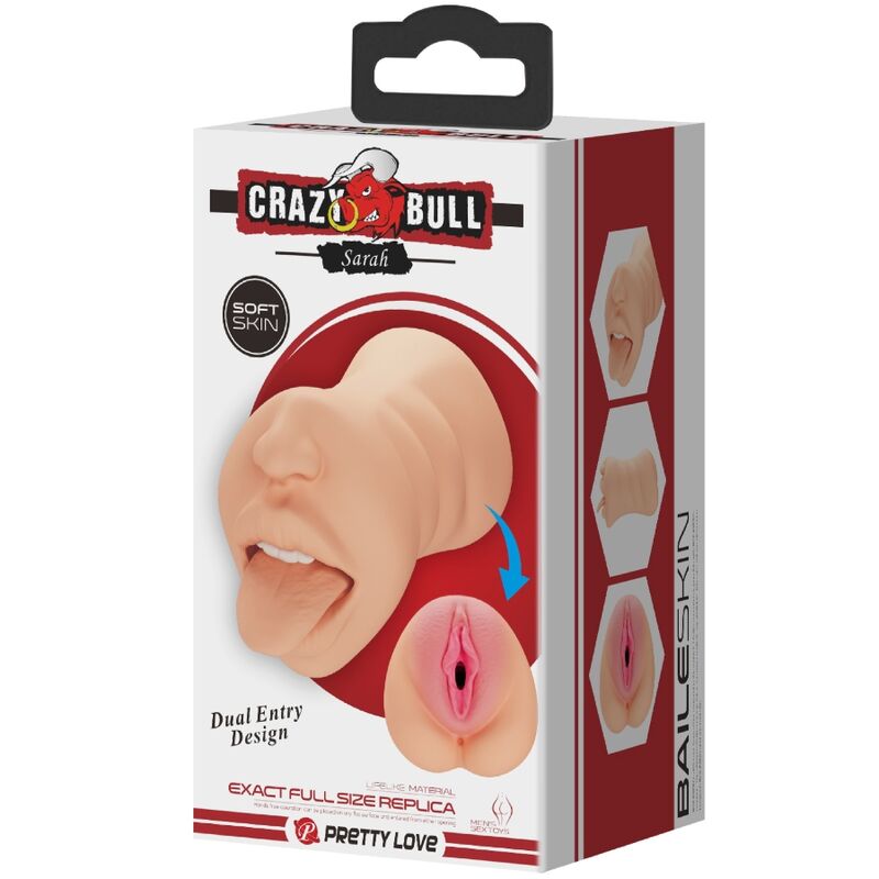 Masturbador Masculino com Dupla Entrada em Forma de Vagina