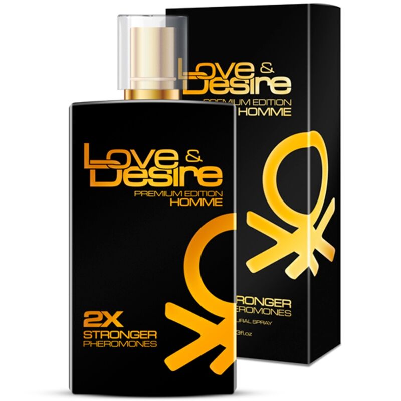 Feromonas de Perfume Ouro Love&Desire para Ele