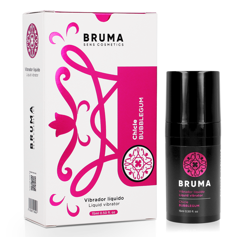 Bruma Vibrador Líquido Ultra Deslizante Bubblegum 15 ML para prazer sensorial.