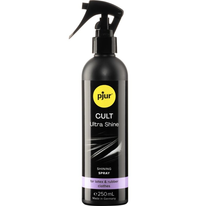 PJUR Gel Ultra Brilho para Látex 250 ML para realçar e proteger roupas de látex.