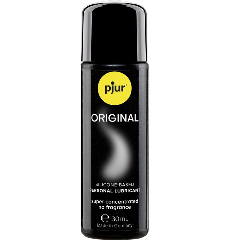 Frasco de PJUR Lubrificante de Silicone Original 30ml para deslizamento prolongado e massagem íntima
