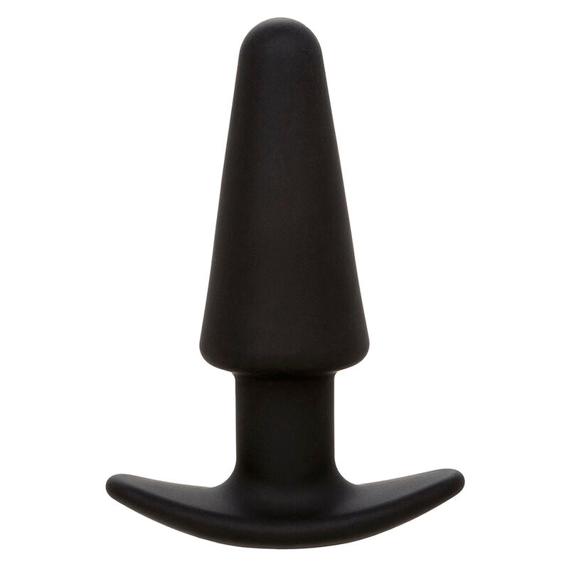 Plug Anal Cônico Rock Bottom com 10 Vibrações e Silicone Seguro
