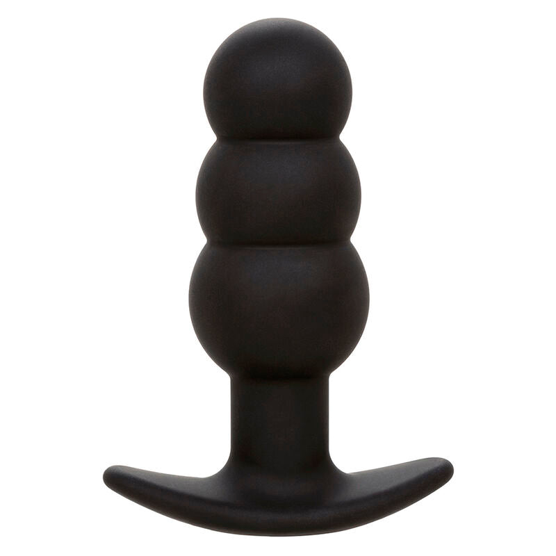 Plug Anal Vibratório com Esferas de Silicone Preto
