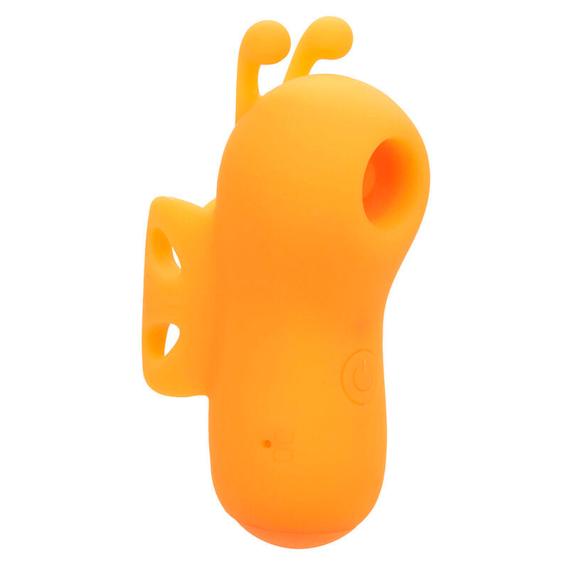 Vibrador de Dedo Neon Vibes com 10 Vibrações Laranja