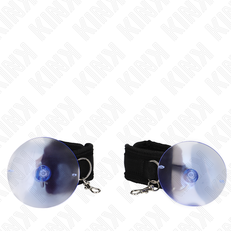 Algemas de Pulso BDSM Ajustáveis Preto 29-40 cm