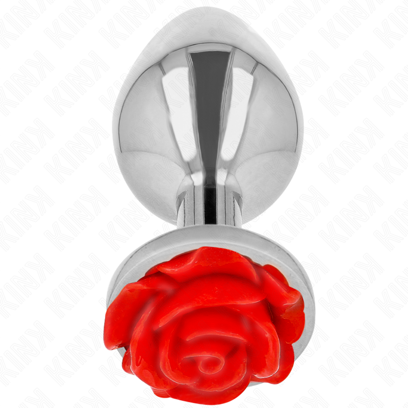 PLUG ANAL ROSA VERMELHO TAMANHO L