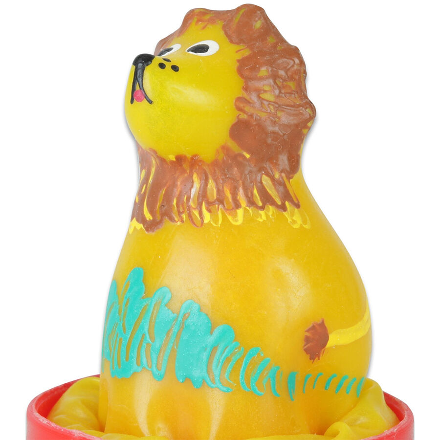 Preservativos Pintados à Mão - Edição Leão Sentado