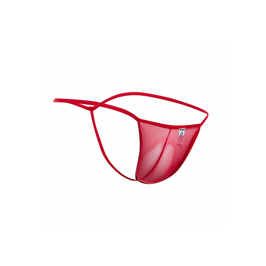 Tanga Transparente Vermelha Formato T