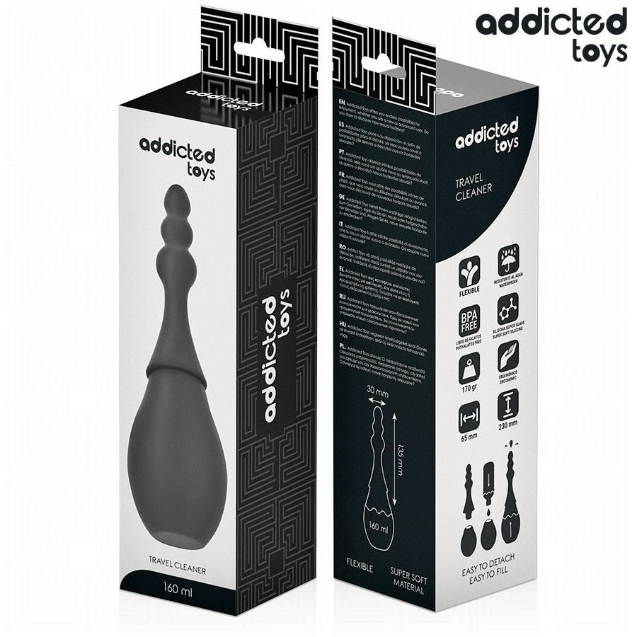 ADDICTED TOYS Limpador de Viagem Modelo 4 para Brinquedos Sexuais