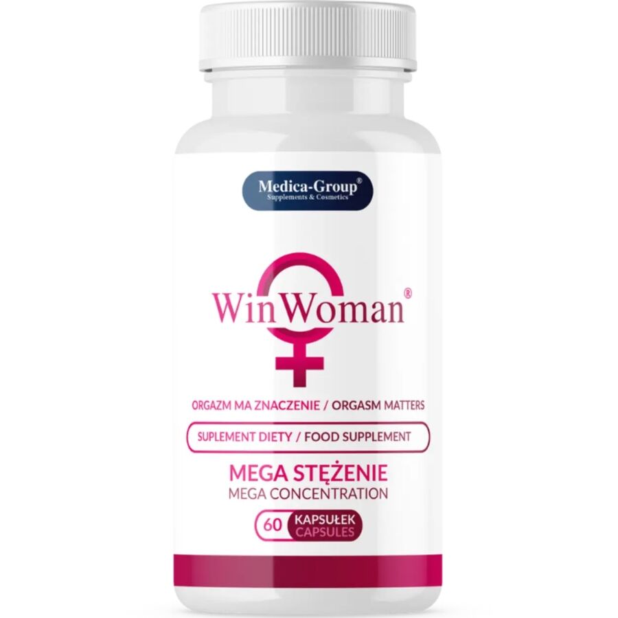 Embalagem de MEDICA GROUP Win Woman Libido Enlargement 60 Cápsulas
