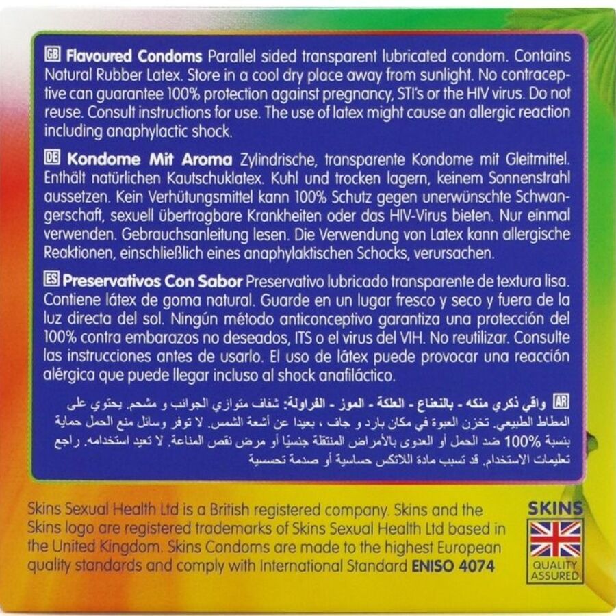 Preservativos Premium Multi Sabores Pacote 4