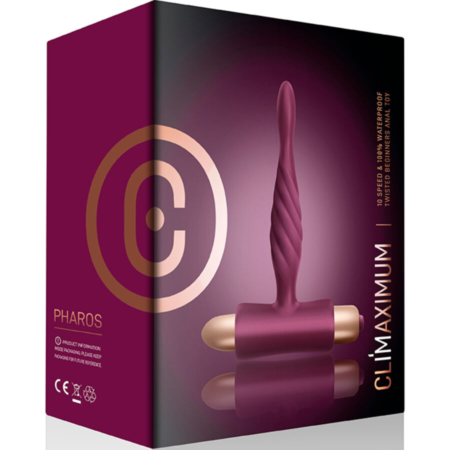 Plug Anal Vibratório Pharos para Iniciantes com 10 Funções
