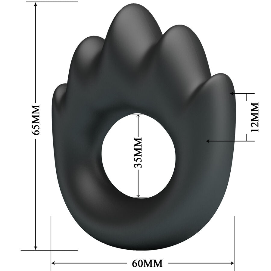 Anel Peniano de Silicone Ajustável para Prazer