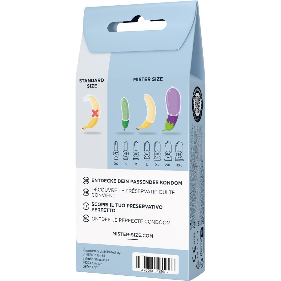 Kit de Teste com 3 Camisinhas de Tamanhos Diferentes + Fita Métrica