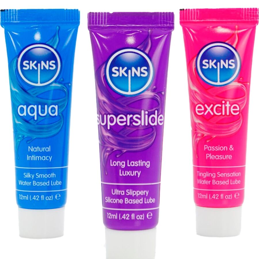 Kit de Lubrificantes Vital Aqua, Superslide e Excite 3 x 12 ml