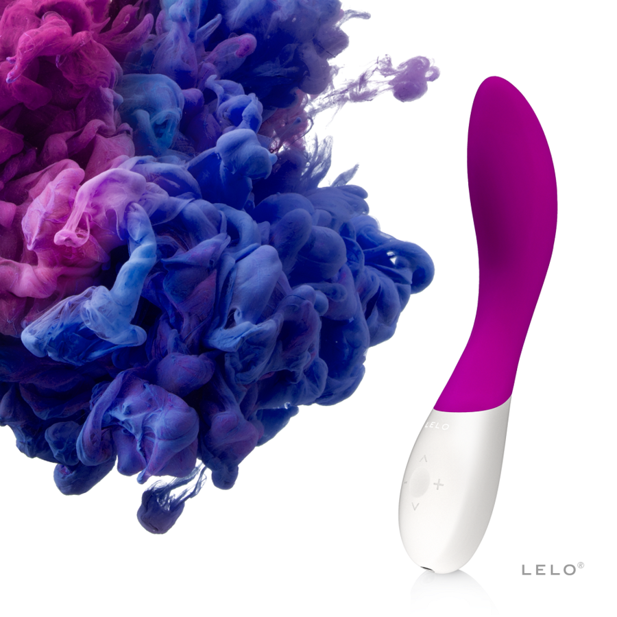 LELO Vibrador Mona Wave Rosa Profunda, um estimulador de Ponto G com design ergonómico e movimento ondulatório.