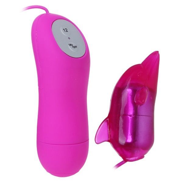PRETTY LOVE Vibrador Golfinho Secreto com 12 Funções, em silicone lilás.