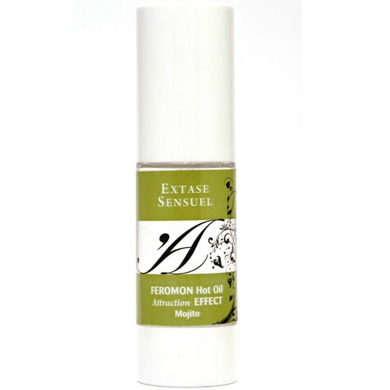 Óleo de Massagem de Efeito Calor com Feromônios Mojito 30 ml
