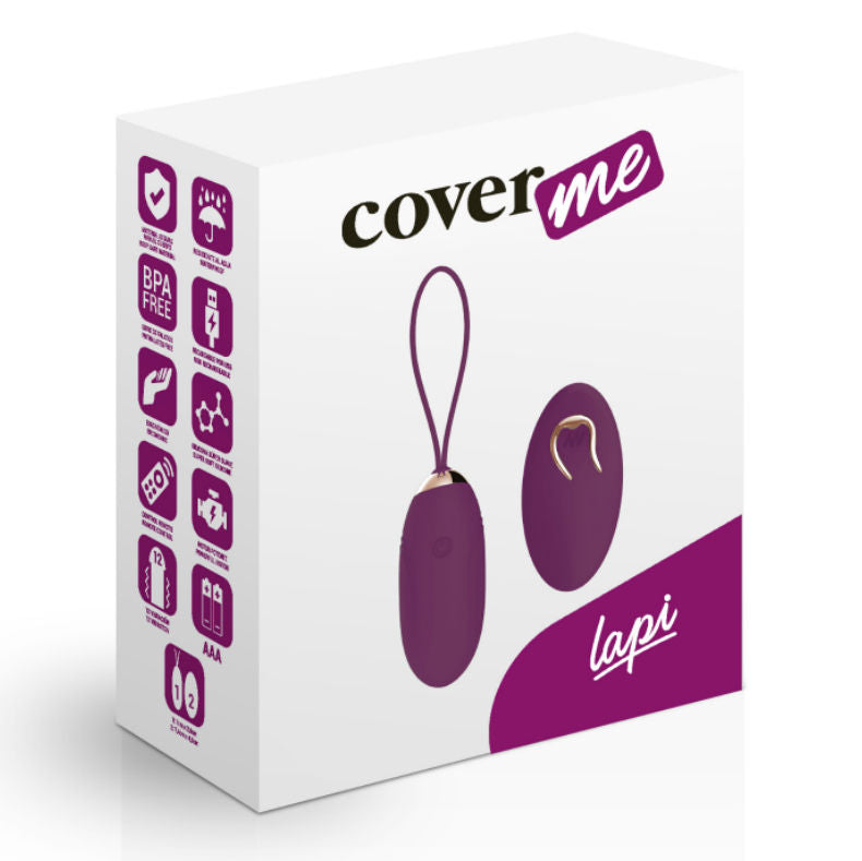 Ovo Vibratório com Comando Lapi Purple Coverme Lilás