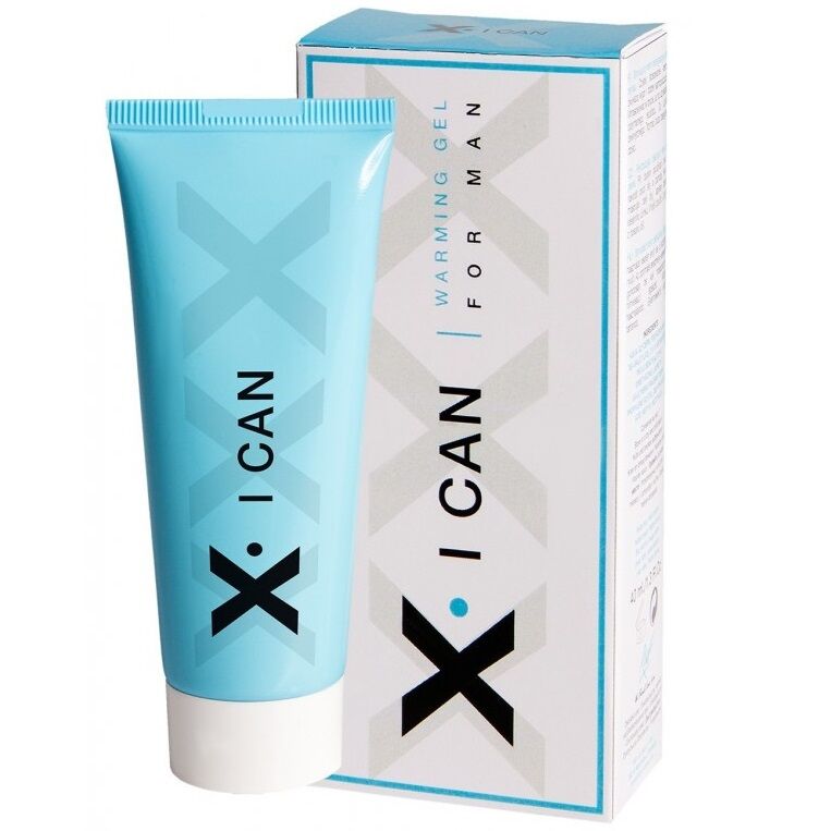 RUF - X Creme de Ereção Efeito Calor 40 ML, embalagem do produto.