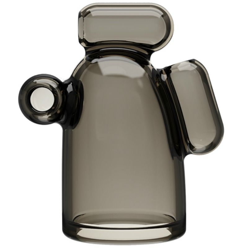 Detalhe do BAILE Anel Vibratório de Boné de Cristal, destacando seu design e textura.