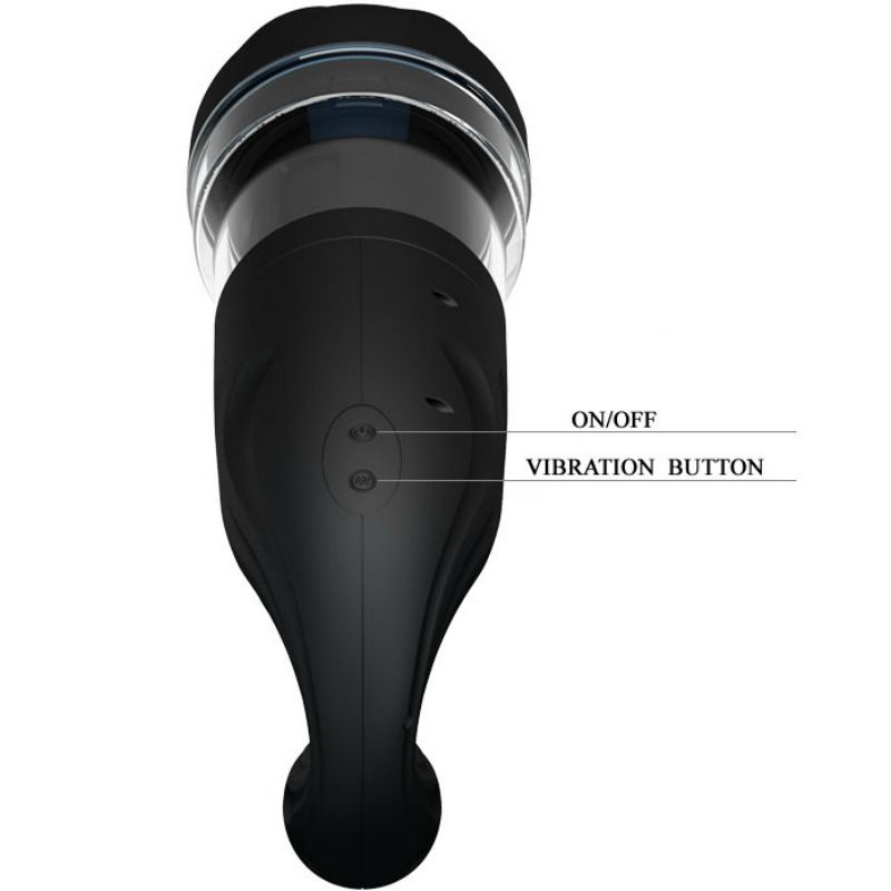Close-up do Masturbador Masculino Pretty Love Breton mostrando suas texturas e detalhes.