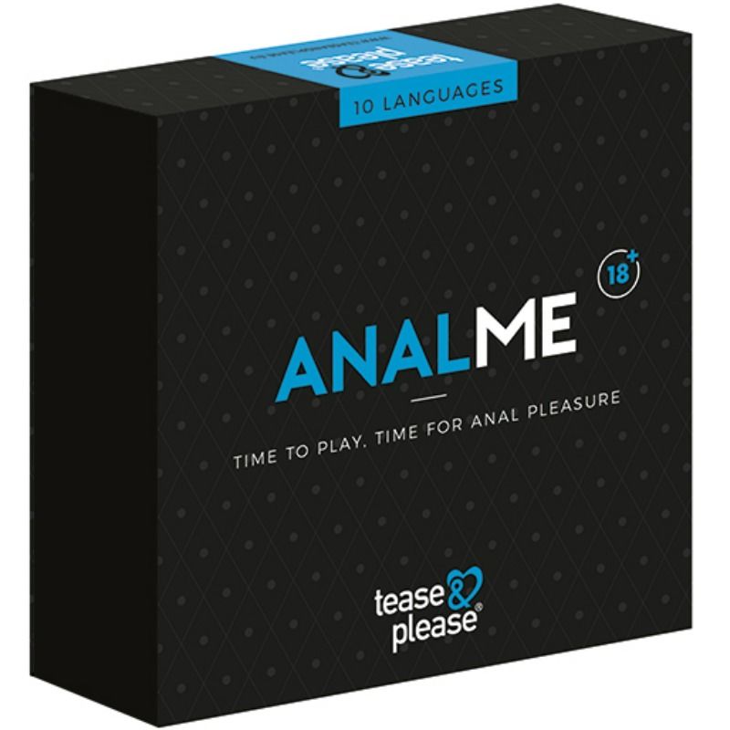 Kit Erótico Anal TEASE & PLEASE Conjunto ME para casais, com plug, corrente e jogo interativo.