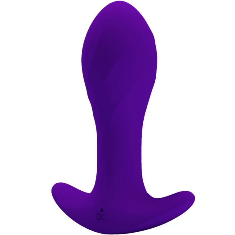 Vibrador Anal Lils PRETTY LOVE em silicone, exibindo seu design ergonómico, cor e detalhes de textura.