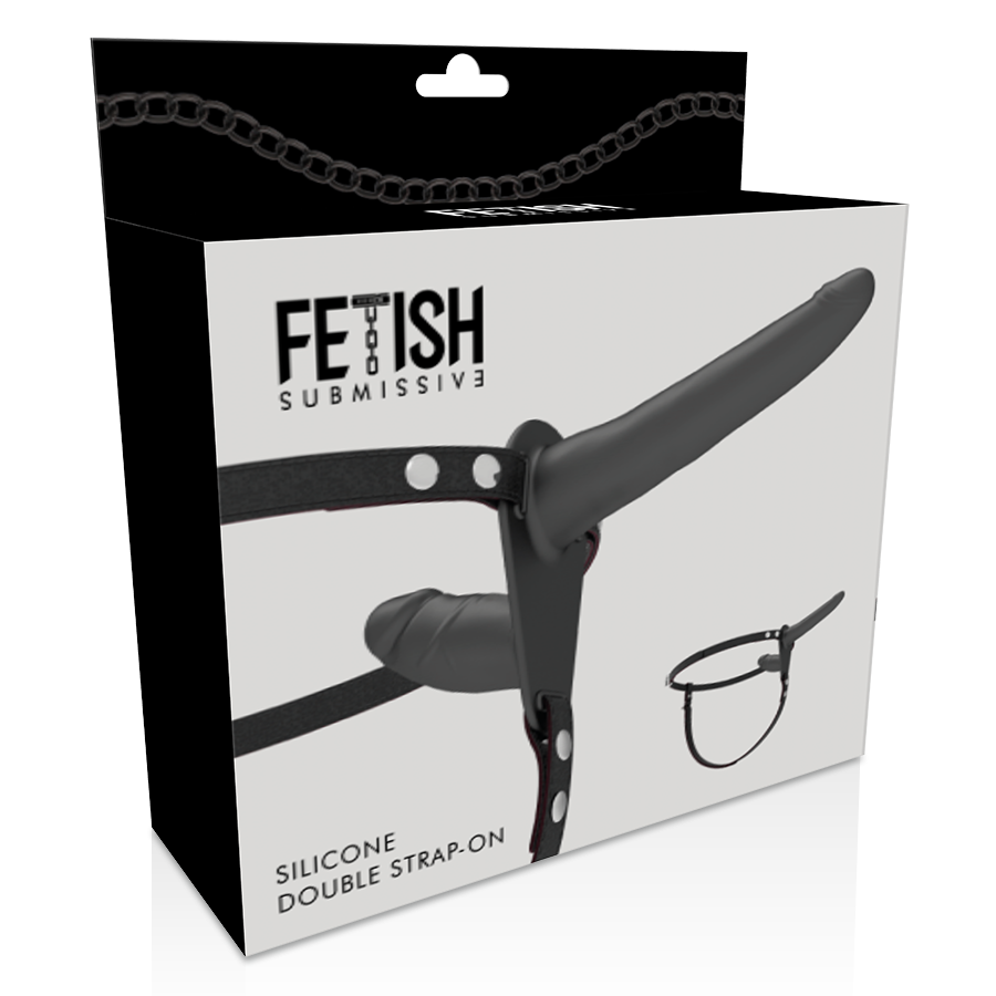 Arnês de dupla penetração FETISH em silicone premium e design ajustável.