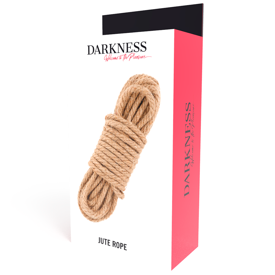 Corda Japonesa Darkness de 10m em juta natural para bondage e shibari